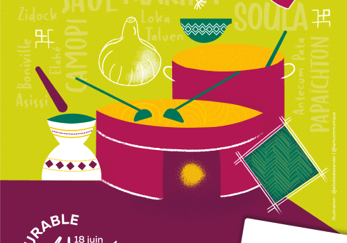 Flyer fête de la gastronomie durable à Papaïchton