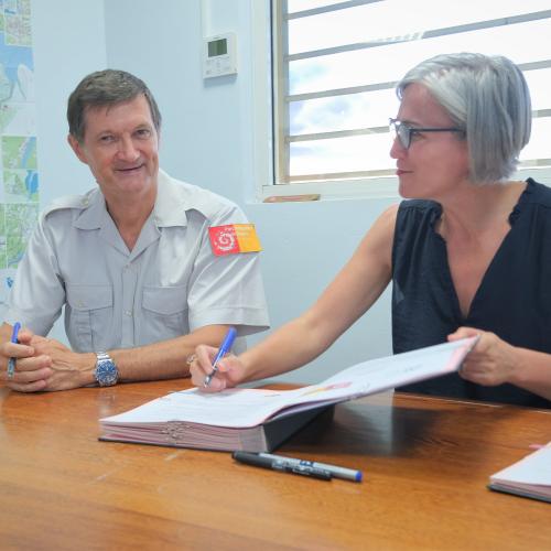 Signature de la convention entre le Parc amazonien et l'ARS