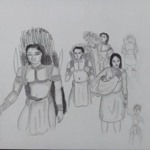 Dessins histoire wayãpi