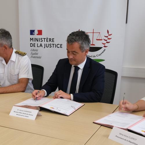 Signature du protocole PAG-Parquet 