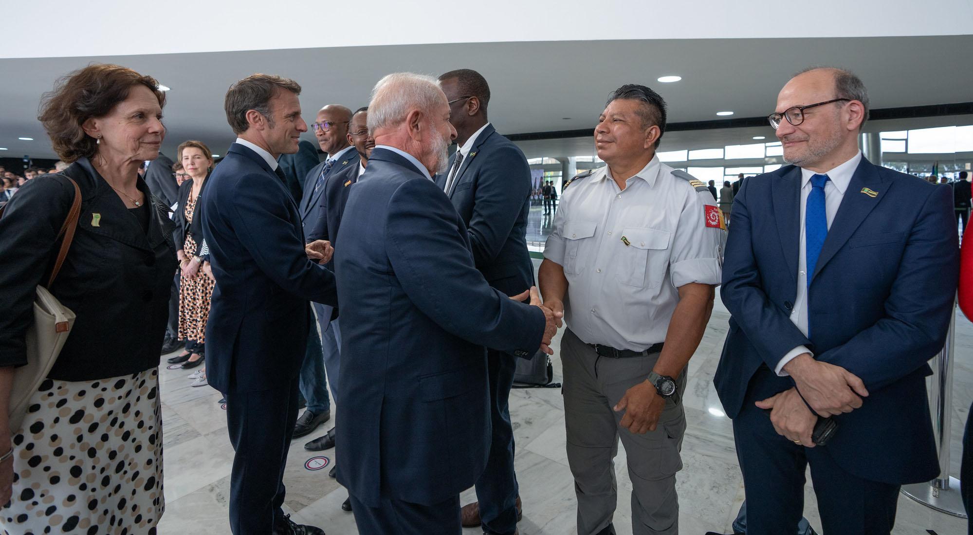 Visite Macron Brésil Jammes