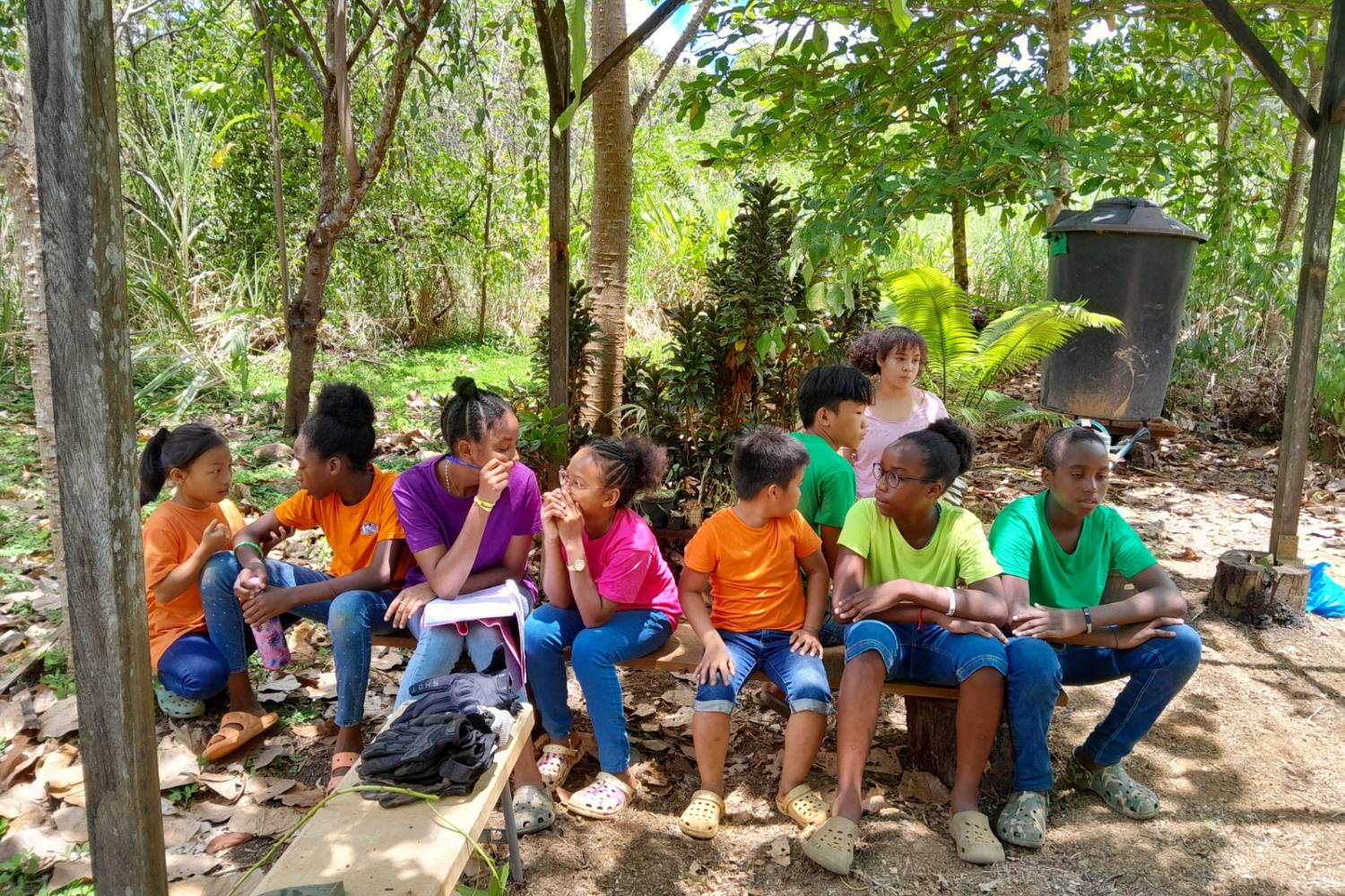 potager école Saül